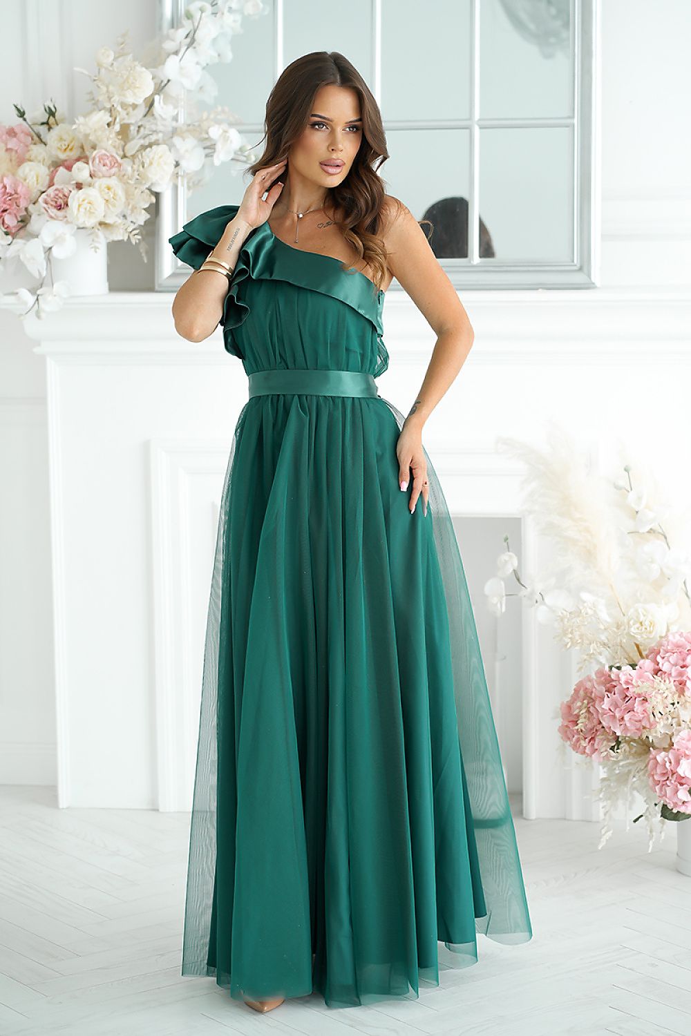 Robe de soirée Bicotone - vert / 34