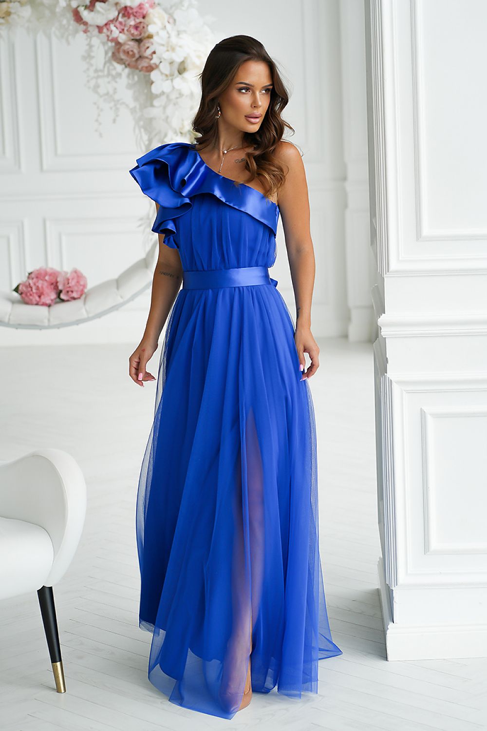 Robe de soirée Bicotone - bleu / 34