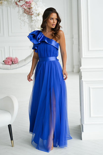 Robe de soirée Bicotone - bleu / 34