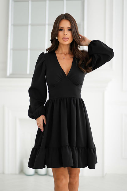 Robe de cocktail Bicotone - noir / 34