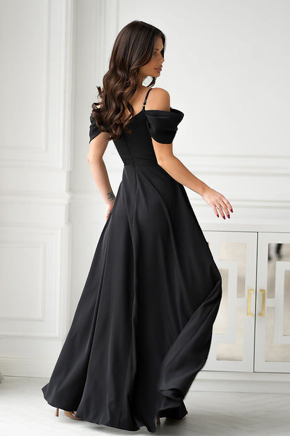 Robe longue Bicotone
