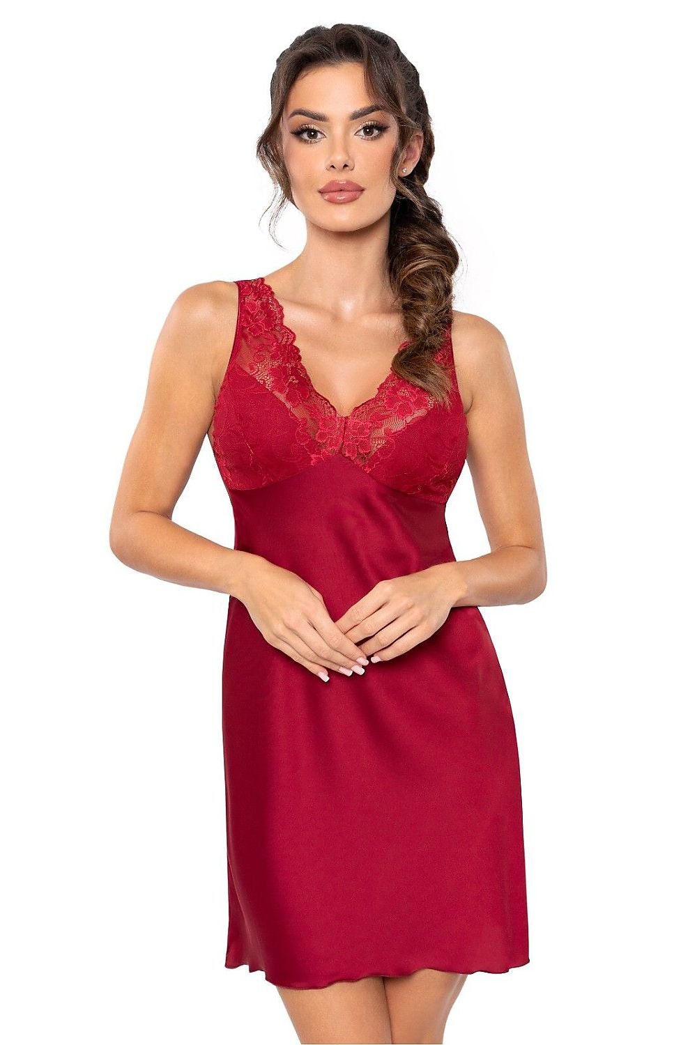 Chemise de nuit Donna - rouge / S