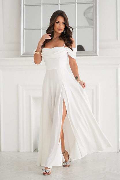  Robe longue model 208193 Bicotone 