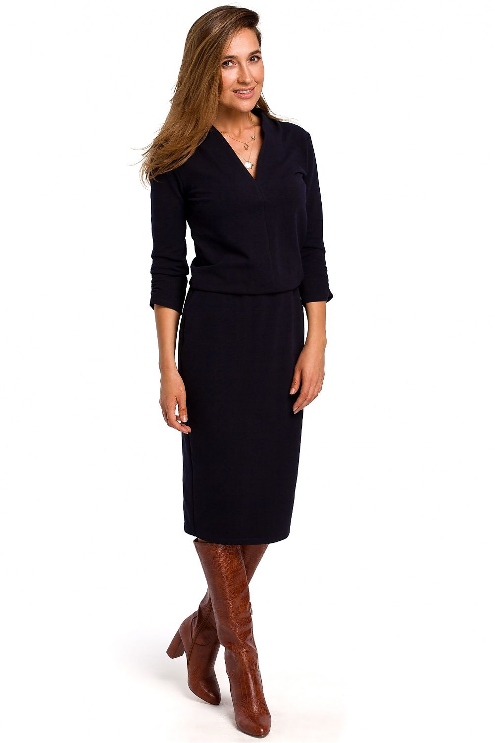 Robe de jour Stylove - bleu marine / S