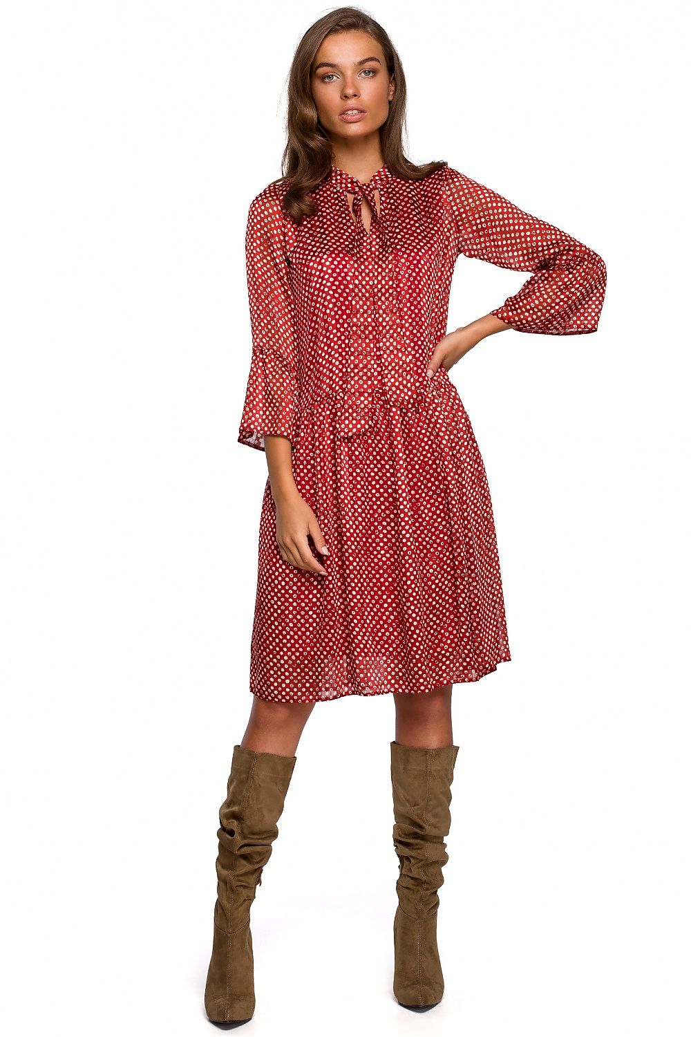 Robe de jour Stylove - rouge / S