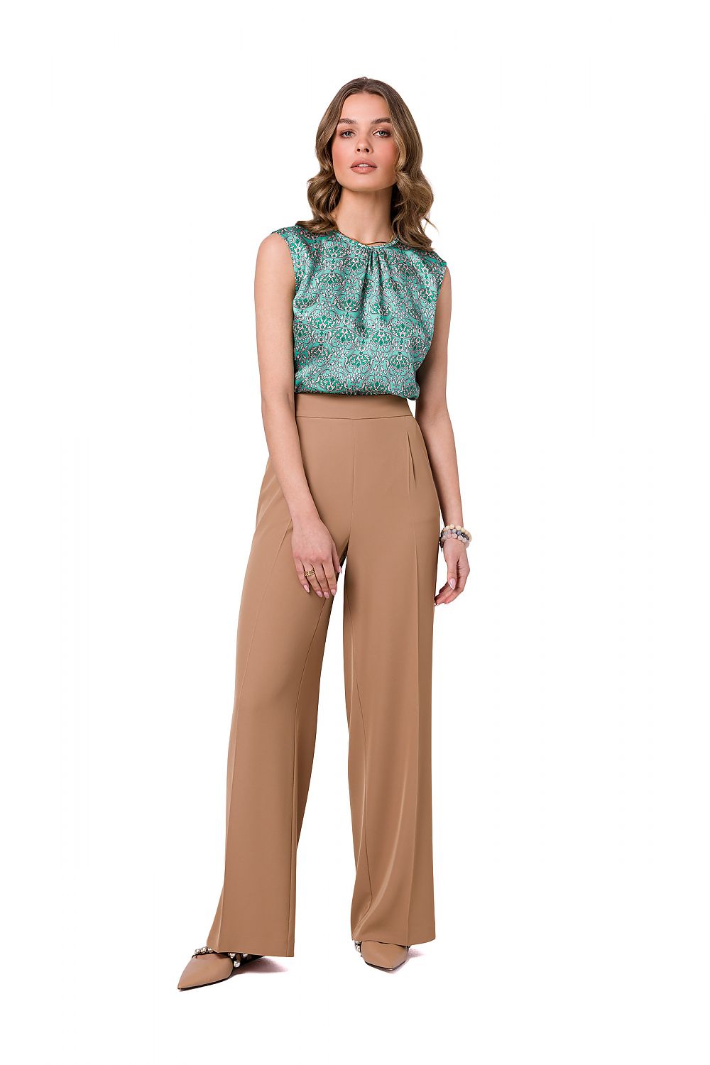 Pantalon femme Stylove - beige / S