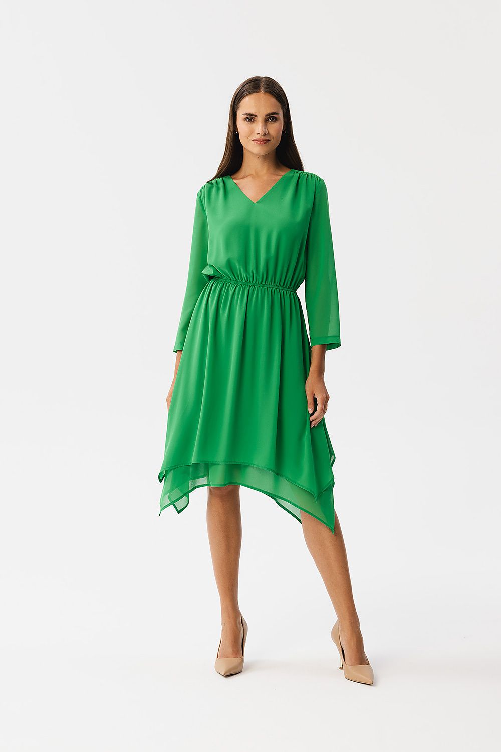 Robe de cocktail Stylove - vert / S